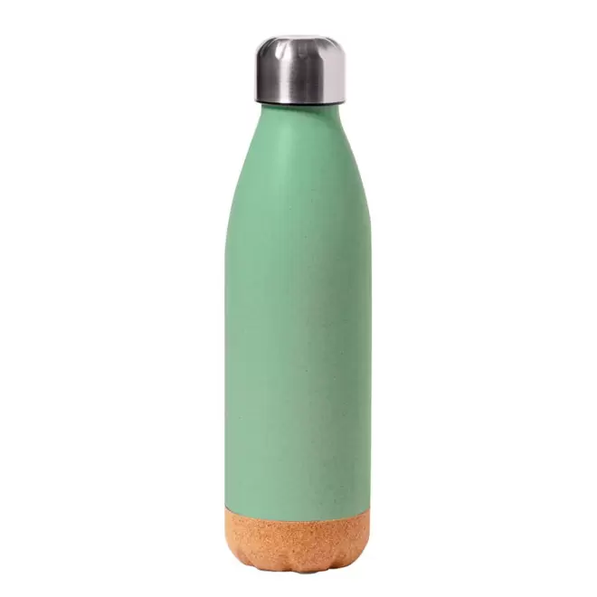 BOUTEILLE BI MATIERE 550 ML PERSONNALISABLE 'FIERRO LIEGE' - vert