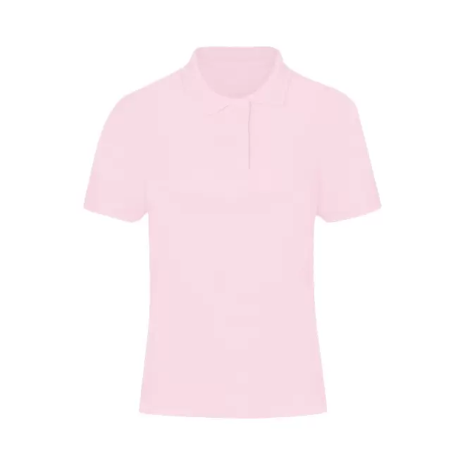 POLO FEMME COULEUR PERSONNALISABLE 'CHARLES' - rose