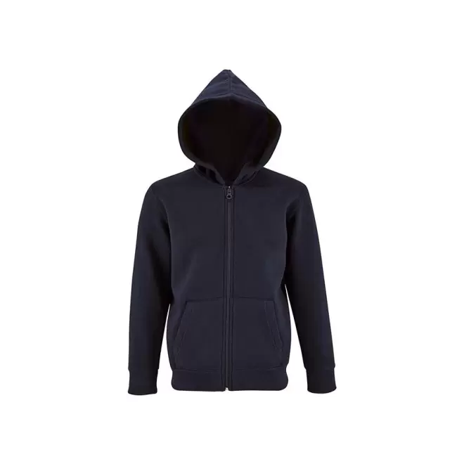 SWEAT-SHIRT PUBLICITAIRE CAPUCHE ENFANT 'STONE' - french marine