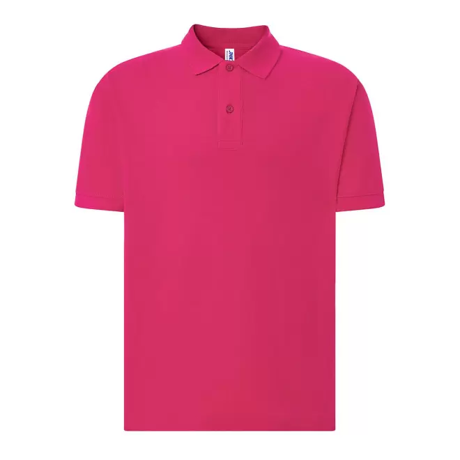POLO HOMME COULEUR PERSONNALISABLE 210G 'JHK ESSENTIAL' - fuchsia