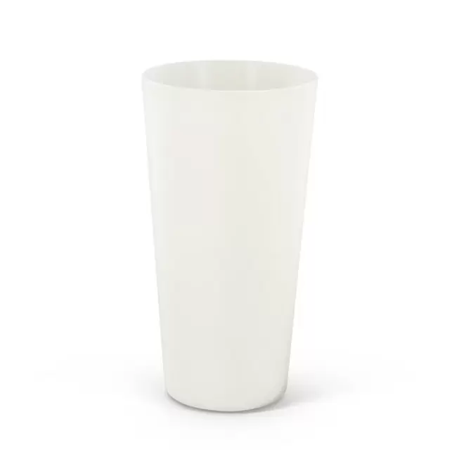 GOBELET MIF PERSONNALISÉ RÉUTILISABLE BIOCOMPOSITE 60 CL 'BIOCUP' - naturel
