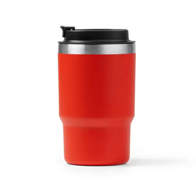 MUG ISOTHERME RECYCLE 560ML 'TENDENZA COLOR' - rouge