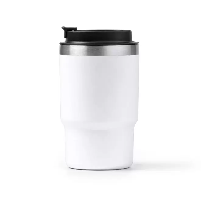 MUG ISOTHERME RECYCLE 560ML 'TENDENZA COLOR' - blanc