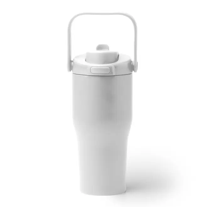 MUG NOMADE ISOTHERME 550ML PERSONNALISABLE 'VERSATI' - blanc