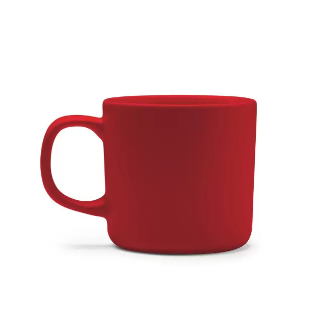 MUG CERAMIQUE MAT 300ML PERSONNALISABLE 'LILO' - rouge