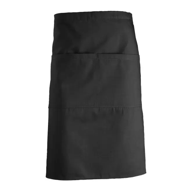 TABLIER PERSONNALISÉ MI-LONG 'GREENWICH' - gris foncé