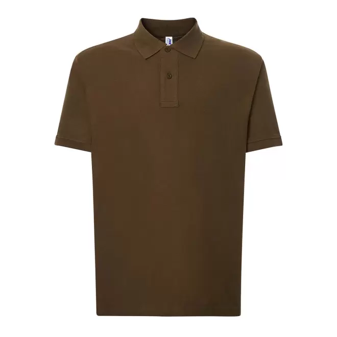 POLO HOMME COULEUR PERSONNALISABLE 210G 'JHK ESSENTIAL' - marron