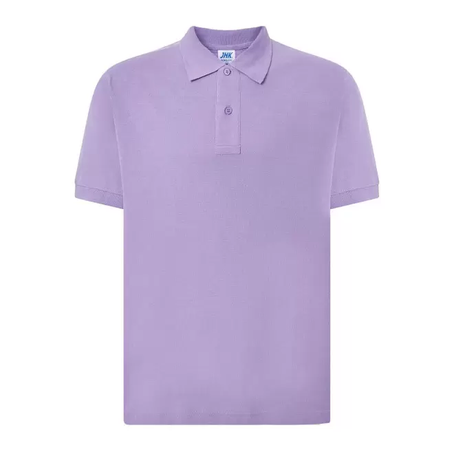 POLO HOMME COULEUR PERSONNALISABLE 210G 'JHK ESSENTIAL' - lavande