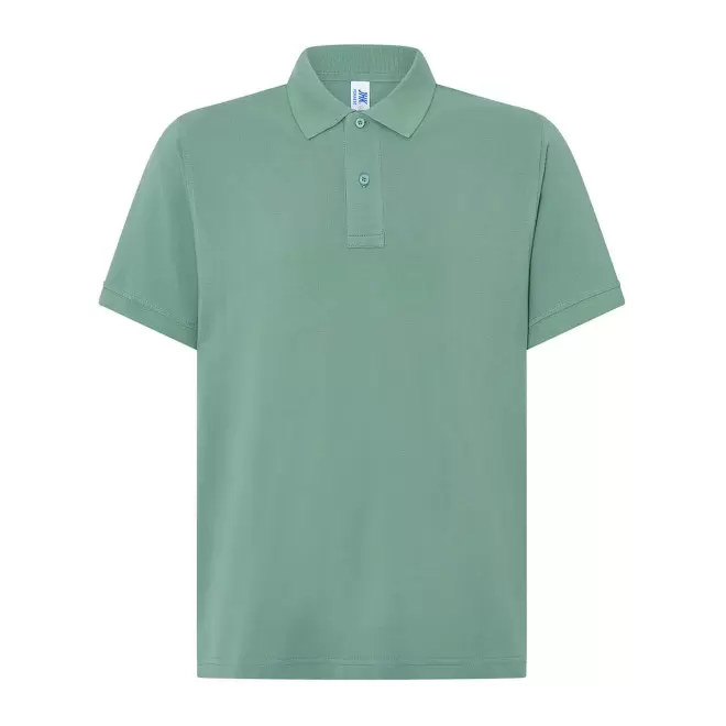 POLO HOMME COULEUR PERSONNALISABLE 210G 'JHK ESSENTIAL' - sauge