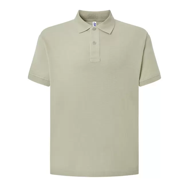 POLO HOMME COULEUR PERSONNALISABLE 210G 'JHK ESSENTIAL' - vert clair