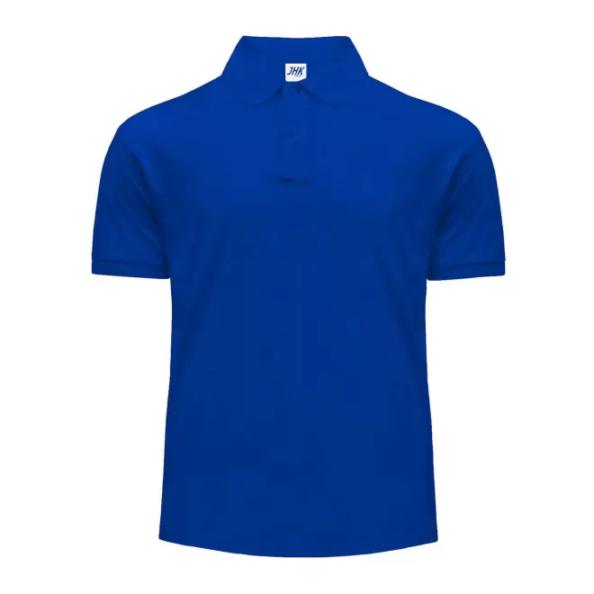 POLO HOMME COULEUR PERSONNALISABLE 210G 'JHK ESSENTIAL' - bleu royal
