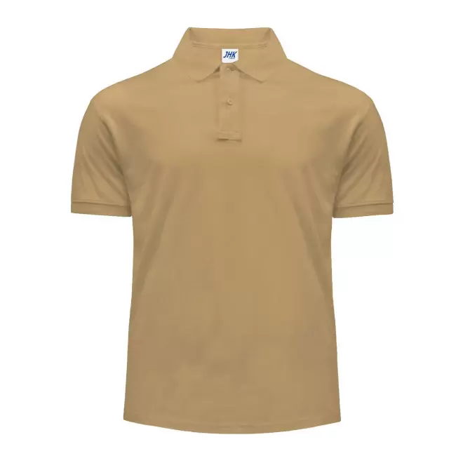 POLO HOMME COULEUR PERSONNALISABLE 210G 'JHK ESSENTIAL' - sable