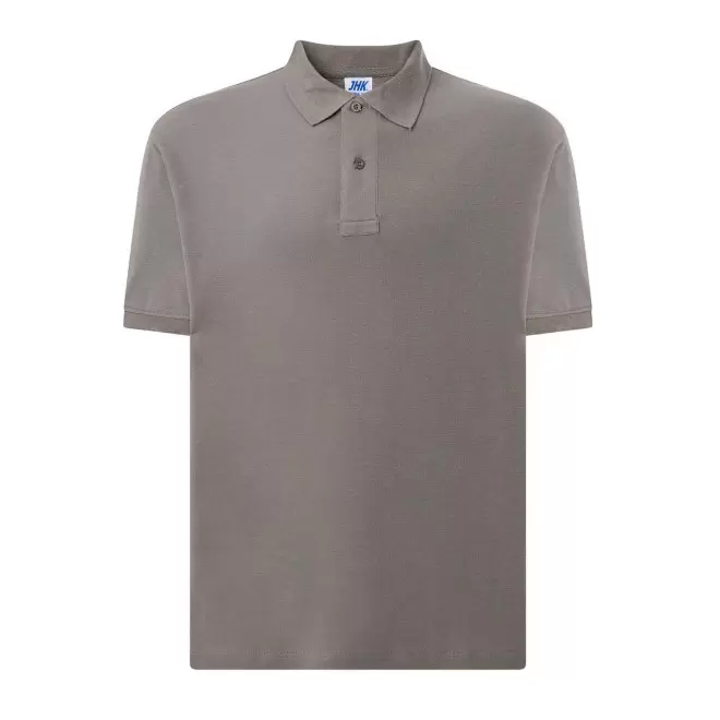POLO HOMME COULEUR PERSONNALISABLE 210G 'JHK ESSENTIAL' - gris