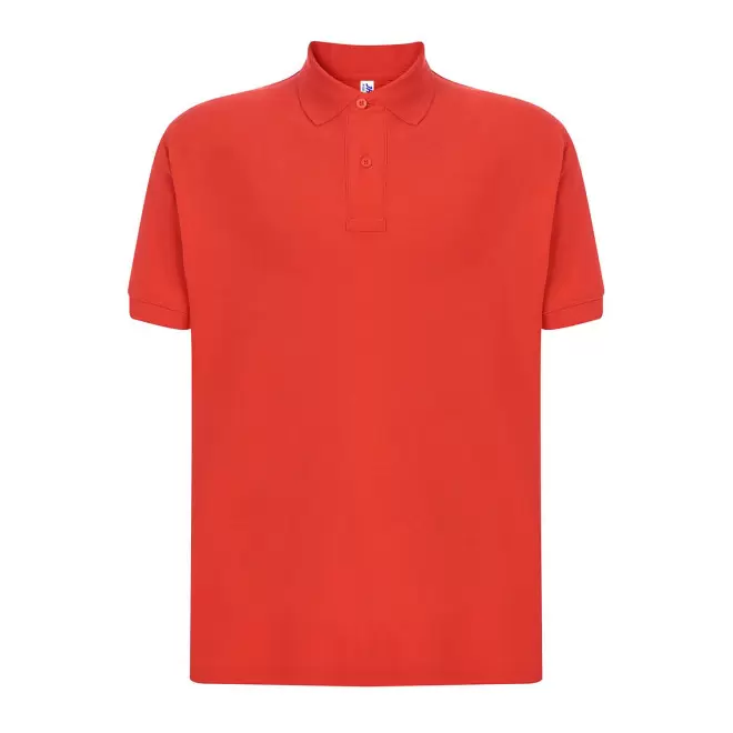POLO HOMME COULEUR PERSONNALISABLE 210G 'JHK ESSENTIAL' - orange foncé