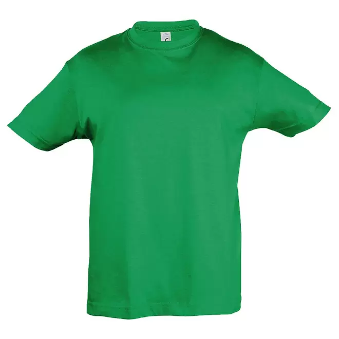 RAPIDE 4J  TEE-SHIRT BLANC PUBLICITAIRE ENFANT 'REGENT KIDS' 150 GR/M - vert prairie