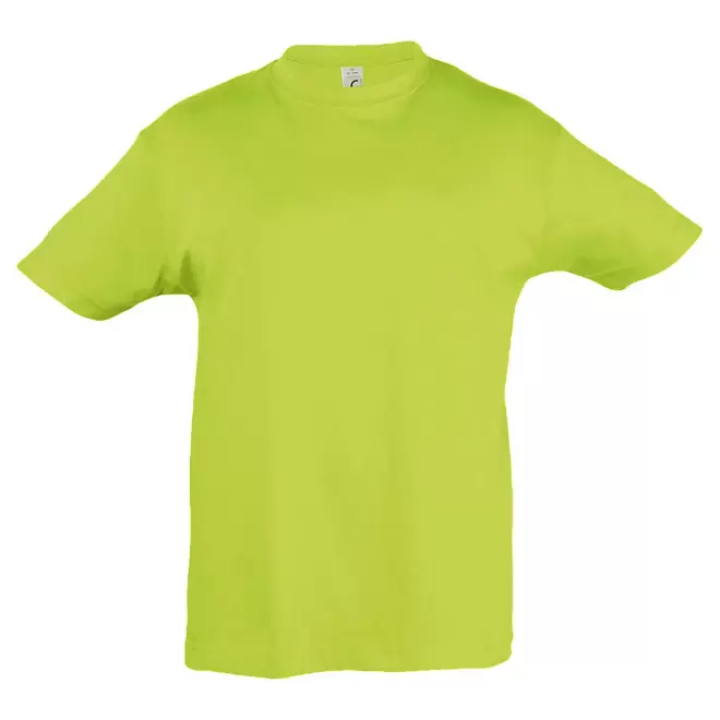 RAPIDE 4J  TEE-SHIRT BLANC PUBLICITAIRE ENFANT 'REGENT KIDS' 150 GR/M - vert pomme