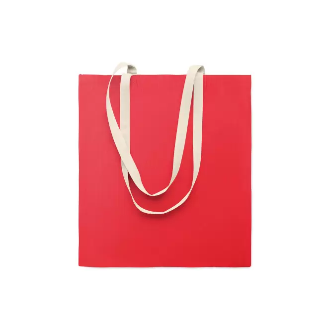 TOTE BAG PUBLICITAIRE BI COULEUR 140 GR 'AURIANOS' - rouge