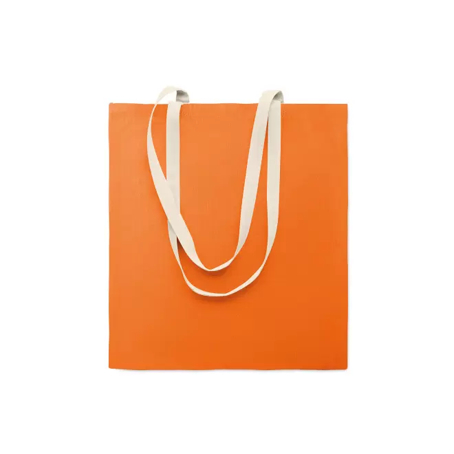 TOTE BAG PUBLICITAIRE BI COULEUR 140 GR 'AURIANOS' - orange