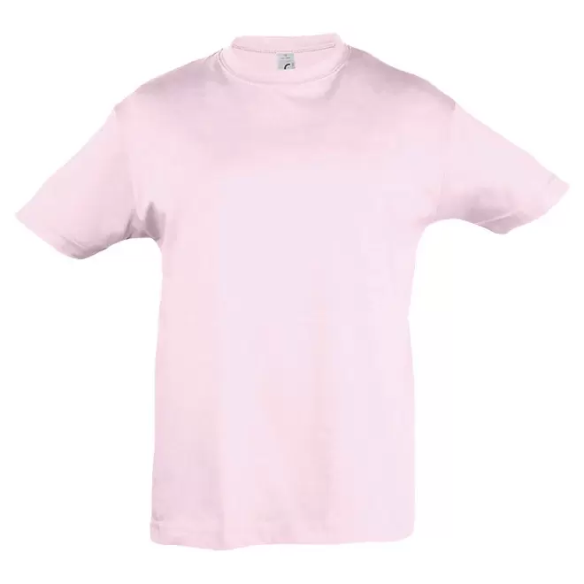 RAPIDE 4J  TEE-SHIRT BLANC PUBLICITAIRE ENFANT 'REGENT KIDS' 150 GR/M - rose pâle