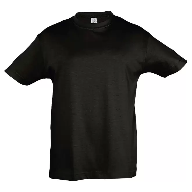 RAPIDE 4J  TEE-SHIRT BLANC PUBLICITAIRE ENFANT 'REGENT KIDS' 150 GR/M - noir