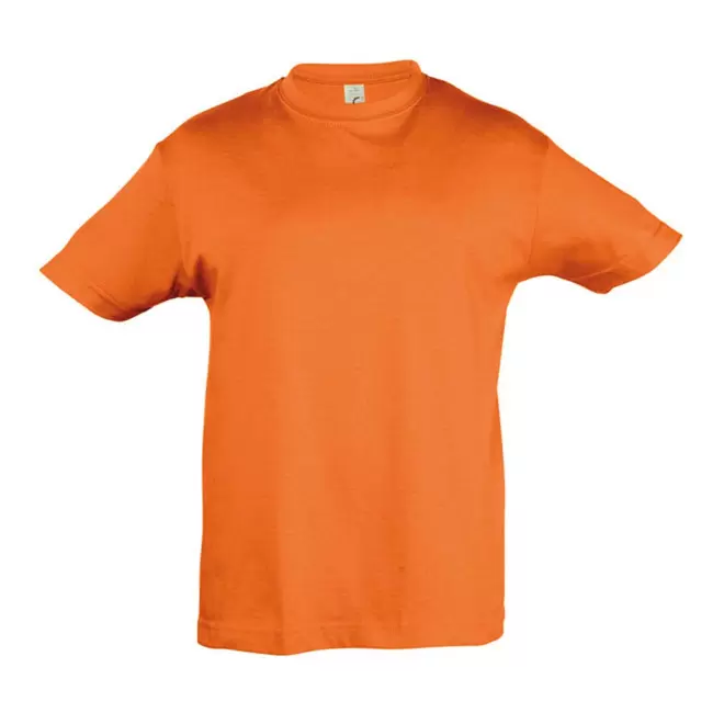 RAPIDE 4J  TEE-SHIRT BLANC PUBLICITAIRE ENFANT 'REGENT KIDS' 150 GR/M - orange