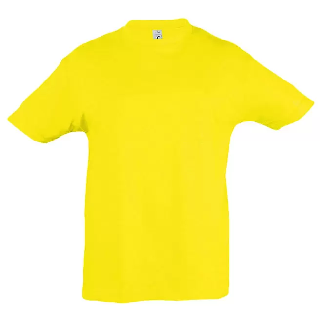 RAPIDE 4J  TEE-SHIRT BLANC PUBLICITAIRE ENFANT 'REGENT KIDS' 150 GR/M - jaune citron