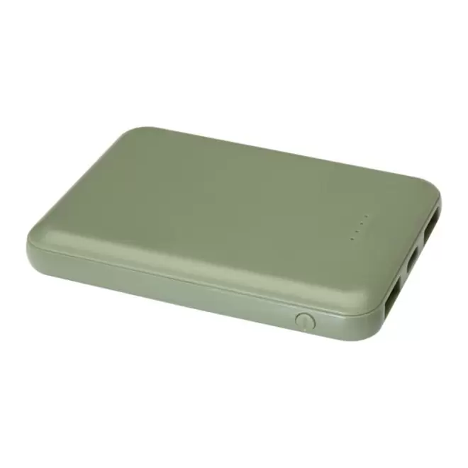 BATTERIE RECYCLE PERSONNALISABLE 5000 MAH 'POWTEN' - vert