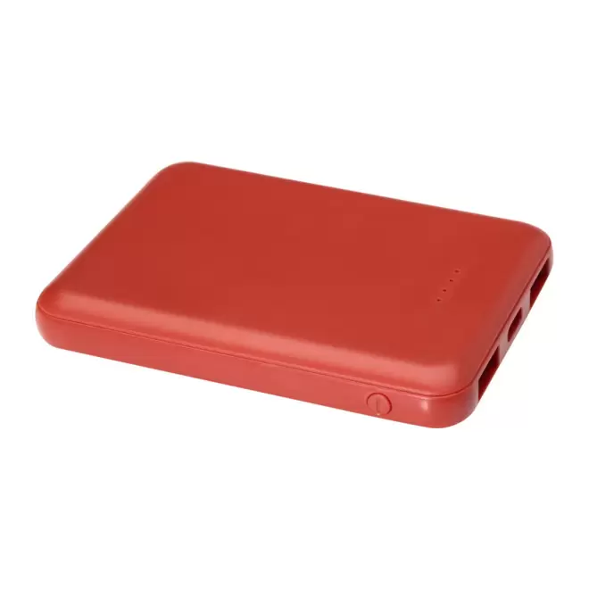 BATTERIE RECYCLE PERSONNALISABLE 5000 MAH 'POWTEN' - rouge brique