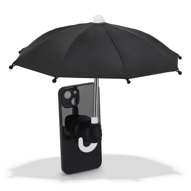 PARAPLUIE PERSONNALISABLE POUR TELEPHONE 'RANINO' - noir