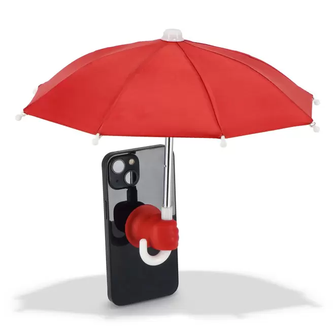 PARAPLUIE PERSONNALISABLE POUR TELEPHONE 'RANINO' - rouge