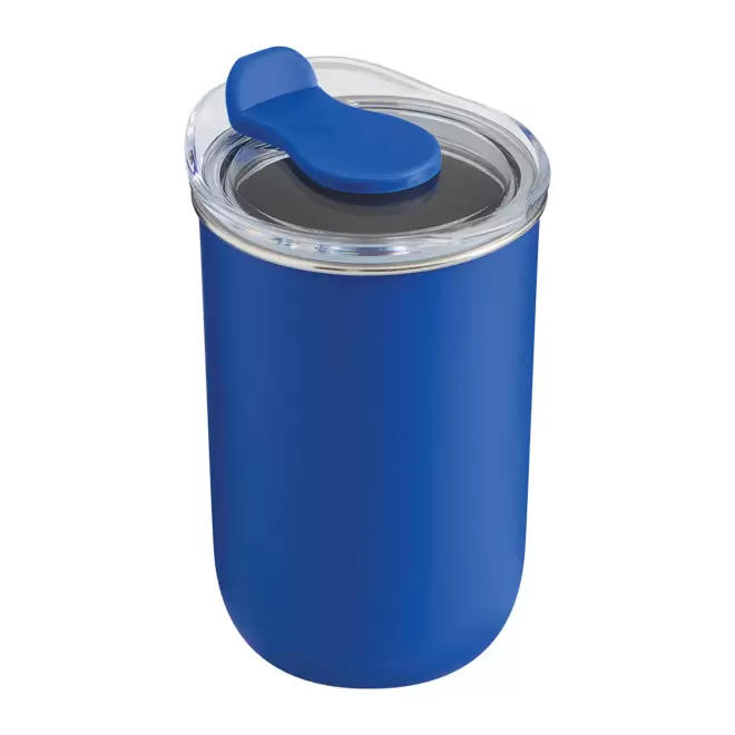 MUG ISOTHERME PERSONNALISABLE 350ML 'PIPOP' - bleu