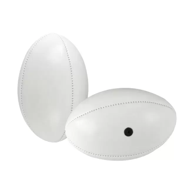 MINI BALLON DE RUGBY PERSONNALISÉ 'DROPS MINI' - blanc