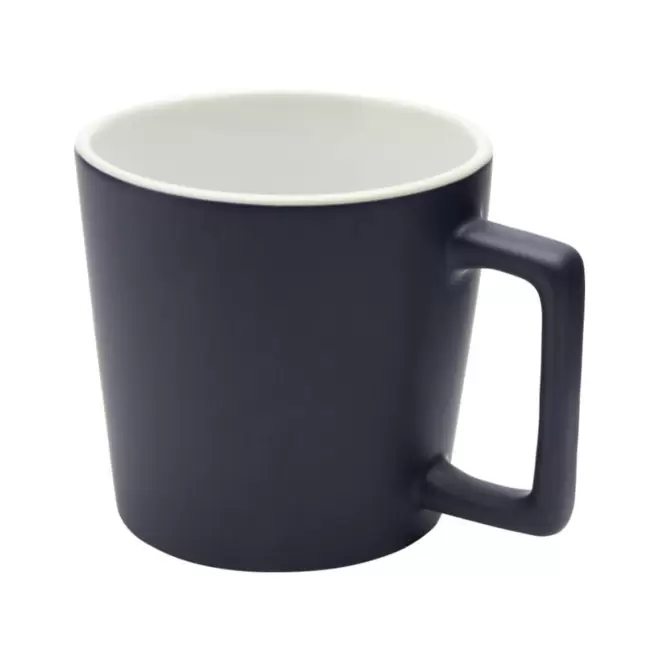 MUG CERAMIQUE MATE 370ML PERSONNALISABLE 'STICH' - bleu marine