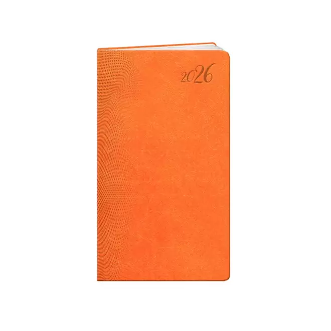 AGENDA PERSONNALISÉ 2026 PERSONNALISABLE 'PHARO' - orange