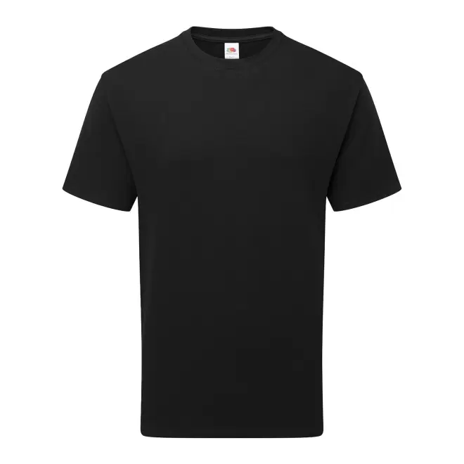 TEE-SHIRT PERSONNALISABLE MIXTE COULEUR BIO 'HARBRO' - noir