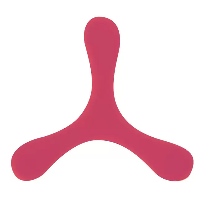 FRISBEE BOOMERANG PERSONNALISABLE 'BORI' - rouge