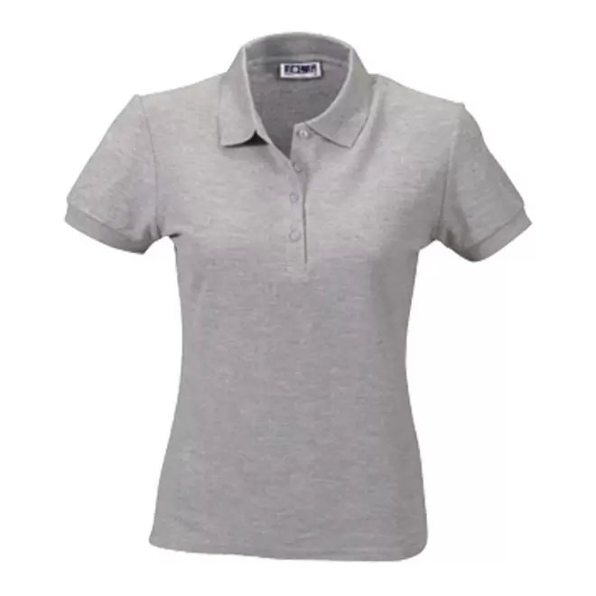 RAPIDE 4J  POLO PUBLICITAIRE FEMME 'PEOPLE' COULEUR 210 GR/M² - gris chiné