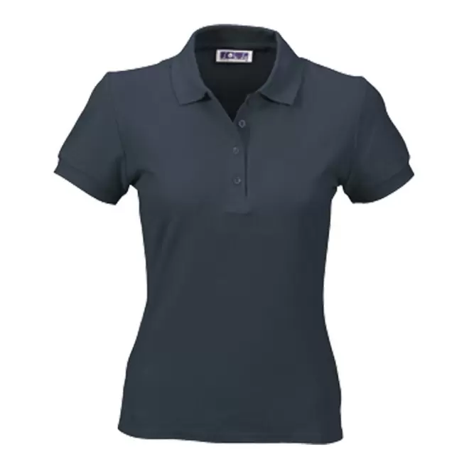 RAPIDE 4J  POLO PUBLICITAIRE FEMME 'PEOPLE' COULEUR 210 GR/M² - bleu marine