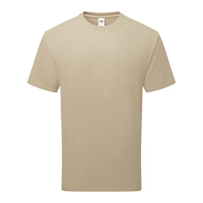 TEE-SHIRT PERSONNALISABLE MIXTE COULEUR BIO 'HARBRO' - sable