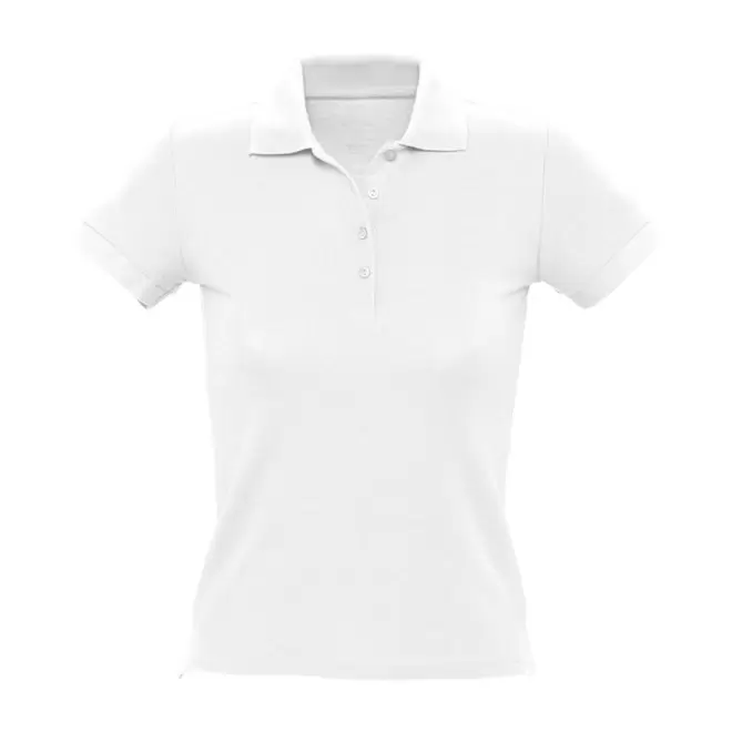 RAPIDE 4J - POLO PUBLICITAIRE FEMME 'PEOPLE' BLANC 210 GR/M² - blanc