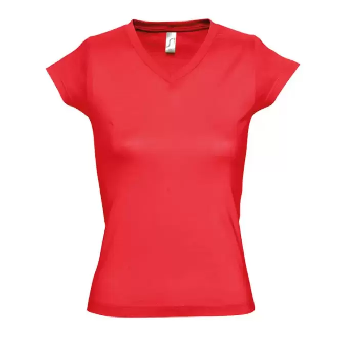 RAPIDE 4J - TEE-SHIRT PERSONNALISÉ FEMME 'MOON' 150 GR/M² - rouge
