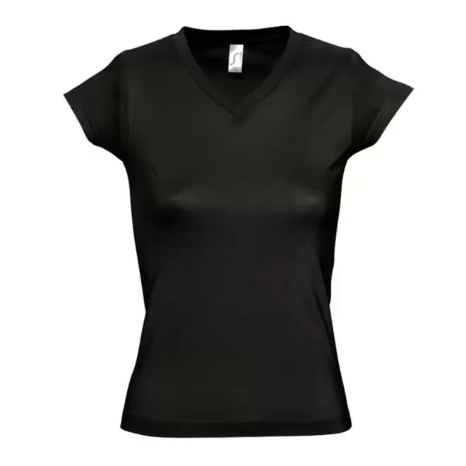 RAPIDE 4J - TEE-SHIRT PERSONNALISÉ FEMME 'MOON' 150 GR/M² - noir
