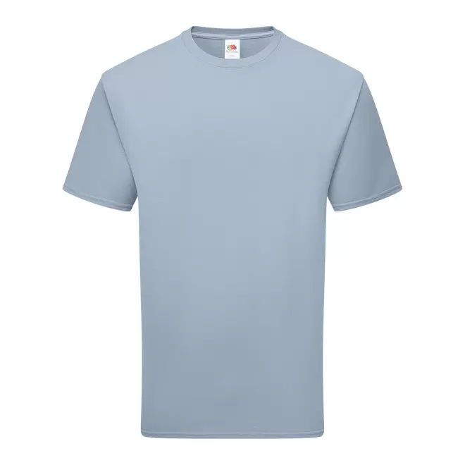 TEE-SHIRT PERSONNALISABLE MIXTE COULEUR BIO 'HARBRO' - bleu clair