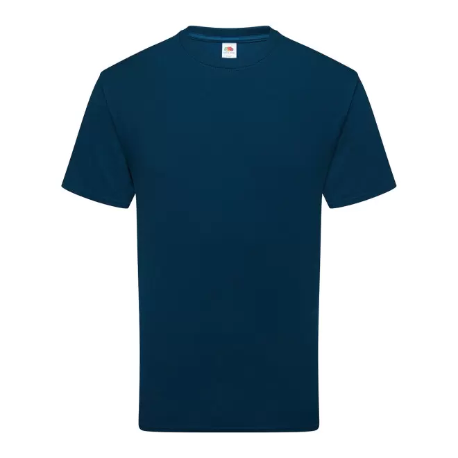 TEE-SHIRT PERSONNALISABLE MIXTE COULEUR BIO 'HARBRO' - bleu foncé