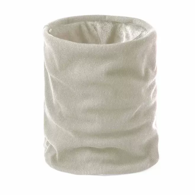 TOUR DE COU PERSONNALISABLE COTELE POLAIRE 'SIMIA' - naturel