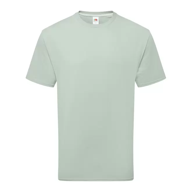 TEE-SHIRT PERSONNALISABLE MIXTE COULEUR BIO 'HARBRO' - vert sauge
