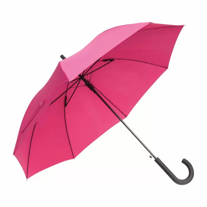 PARAPLUIE PUBLICITAIRE AUTOMATIQUE TEMPÊTE MANCHE CANNE 'GLASSON' - rose