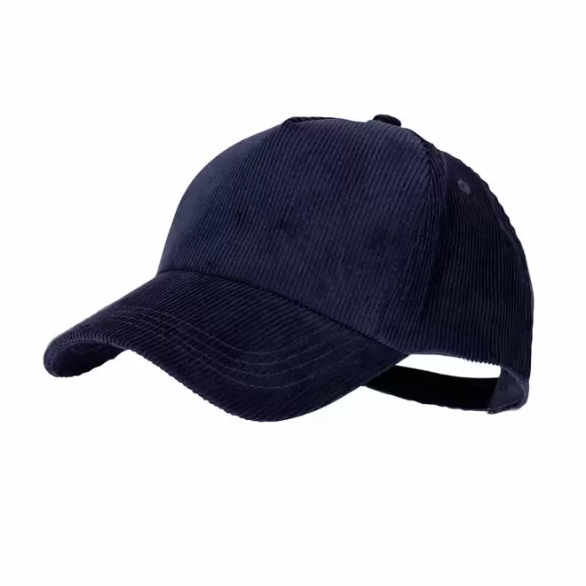 CASQUETTE PERSONNALISABLE VELOURS 'CORDUCAP' - bleu marine