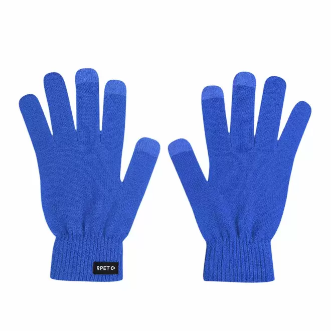 GANTS TACTILES PERSONNALISABLES 'GANOU RPET' - bleu