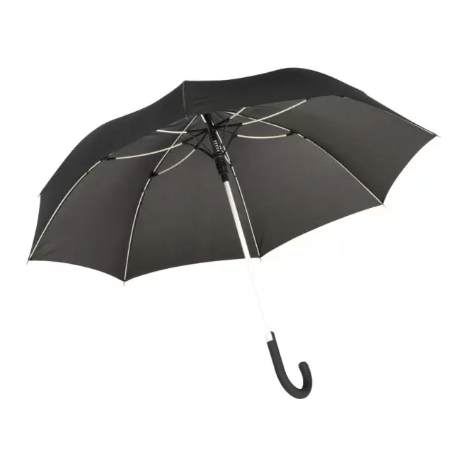 PARAPLUIE PERSONNALISÉ MANCHE CANNE 'CANCAN' - blanc